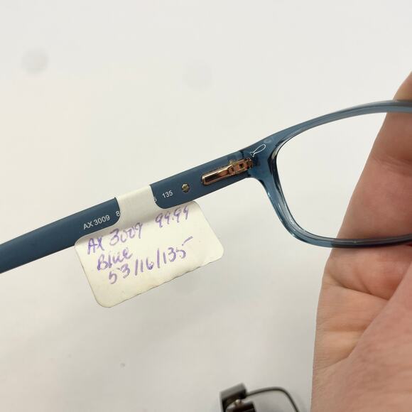 Armani Exchange A/X prescription lens glasses AX 3009 FRAMES ONLY Bayonetta - Picture 5 of 6